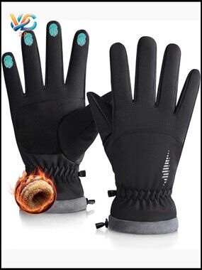 Winter Waterproof Ski Gloves with Touchscreen, Windproof Thermal for Men Women